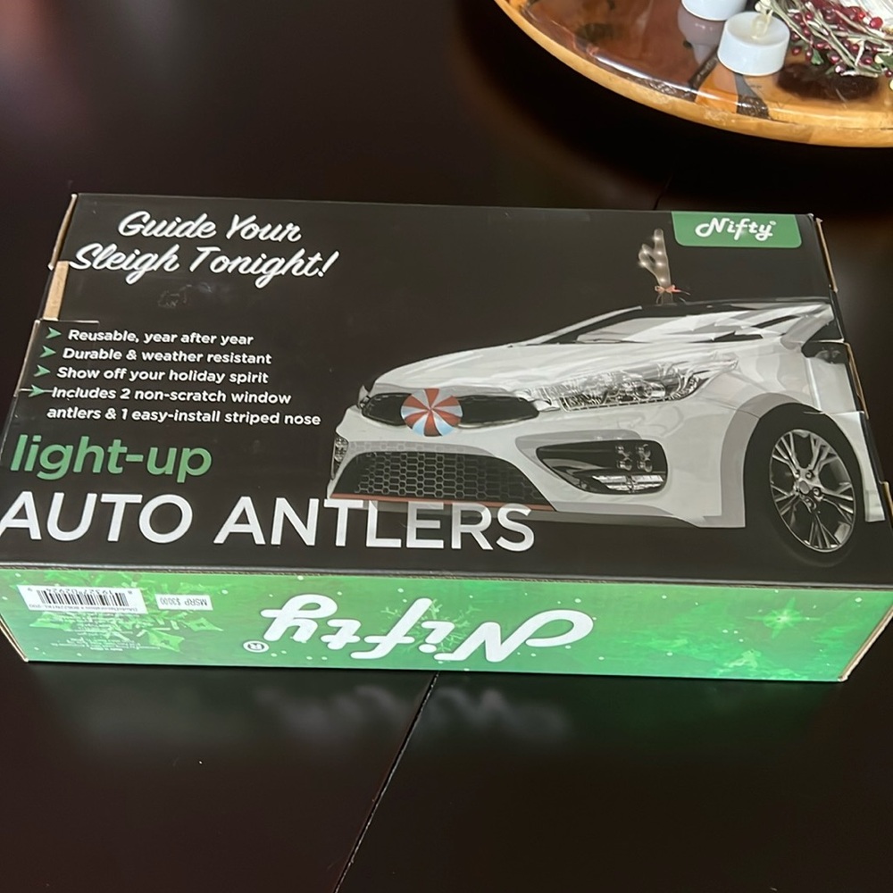 Nifty light up auto antlers and nose